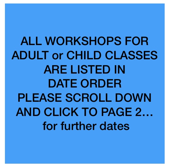 All classes are listed in date order