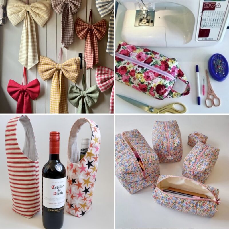 Gifting & decorations: Sew 3 projects : 22 November 10-4.30pm  : this will get you in a festive mood
